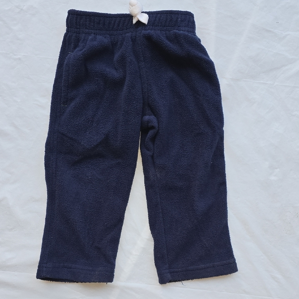 Carters Kids Navy Fleece Sweatpants 18 M